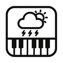 icon_weather_piano_monochrome icon preview