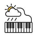 icon_weather_piano_outline icon preview