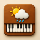 icon_weather_piano_wooden icon preview