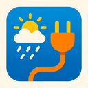 icon_weather_plug_bold icon preview