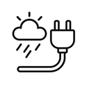 icon_weather_plug_line_art icon preview
