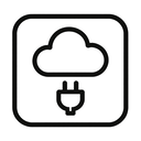 icon_weather_plug_monochrome icon preview