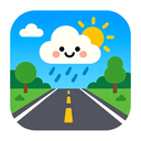 icon_weather_road_cartoon icon preview