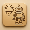 icon_weather_robot_embossed icon preview