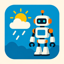 icon_weather_robot_iconic icon preview