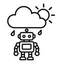 icon_weather_robot_line_art icon preview