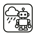 icon_weather_robot_minimal_outline icon preview