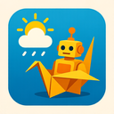 icon_weather_robot_origami icon preview