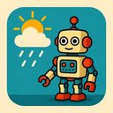 icon_weather_robot_retro icon preview