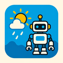 icon_weather_robot_vector icon preview