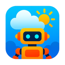 icon_weather_robot_vibrant_colors icon preview