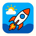 icon_weather_rocket_bold icon preview