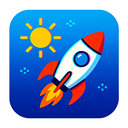 icon_weather_rocket_digital_glitch icon preview