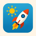 icon_weather_rocket_elegant icon preview