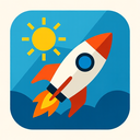 icon_weather_rocket_geometric icon preview
