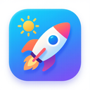 icon_weather_rocket_gradient icon preview