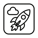 icon_weather_rocket_line_art icon preview