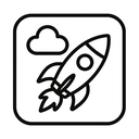 icon_weather_rocket_minimal_outline icon preview