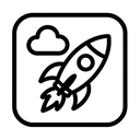 icon_weather_rocket_monochrome icon preview