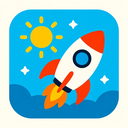 icon_weather_rocket_playful icon preview