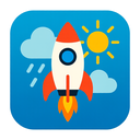 icon_weather_rocket_symmetrical icon preview
