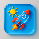 icon_weather_rocket_transparent icon preview