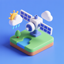 icon_weather_satellite_3d_isometric icon preview