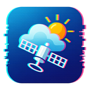 icon_weather_satellite_digital_glitch icon preview
