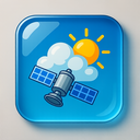 icon_weather_satellite_glassy icon preview