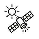 icon_weather_satellite_line_art icon preview