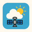 icon_weather_satellite_minimalist icon preview