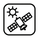 icon_weather_satellite_monochrome icon preview
