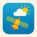 icon_weather_satellite_origami icon preview