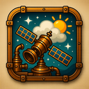 icon_weather_satellite_steampunk icon preview