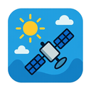 icon_weather_satellite_vector icon preview