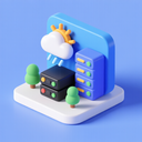 icon_weather_server_3d_isometric icon preview