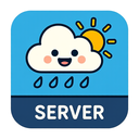 icon_weather_server_cartoon icon preview