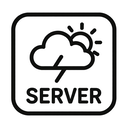 icon_weather_server_monochrome icon preview