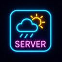 icon_weather_server_neon icon preview
