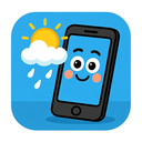 icon_weather_smartphone_cartoon icon preview