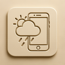 icon_weather_smartphone_embossed icon preview