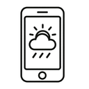 icon_weather_smartphone_minimal_outline icon preview