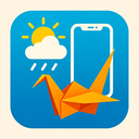 icon_weather_smartphone_origami icon preview
