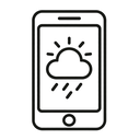 icon_weather_smartphone_outline icon preview
