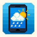 icon_weather_smartphone_pixel_art icon preview