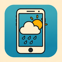 icon_weather_smartphone_retro icon preview