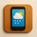 icon_weather_smartphone_wooden icon preview