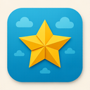 icon_weather_star_origami icon preview