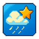 icon_weather_star_pixel_art icon preview