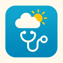 icon_weather_stethoscope_minimalist icon preview